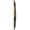 Ekena Millwork Oslo Ceiling Medallion (Fits Canopies up to 7 5/8"), Hand-Painted Brass, 38 3/8"OD x 2 7/8"P CM38OSBRS - alternate 2